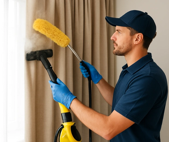 Trusted drapes cleaning technician Matty Curtain Cleaning avondale-heights-vic QLD