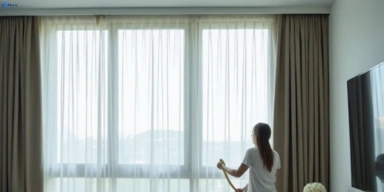 Delicate sheer drape cleaning avondale-heights-vic Matty Curtain Cleaning