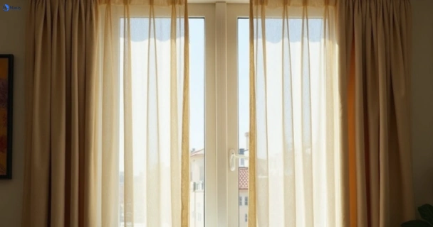 Dull dusty drapes in avondale-heights-vic before professional cleaning